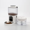 Clear White Smart Pet Feeder & Water Fountain Set